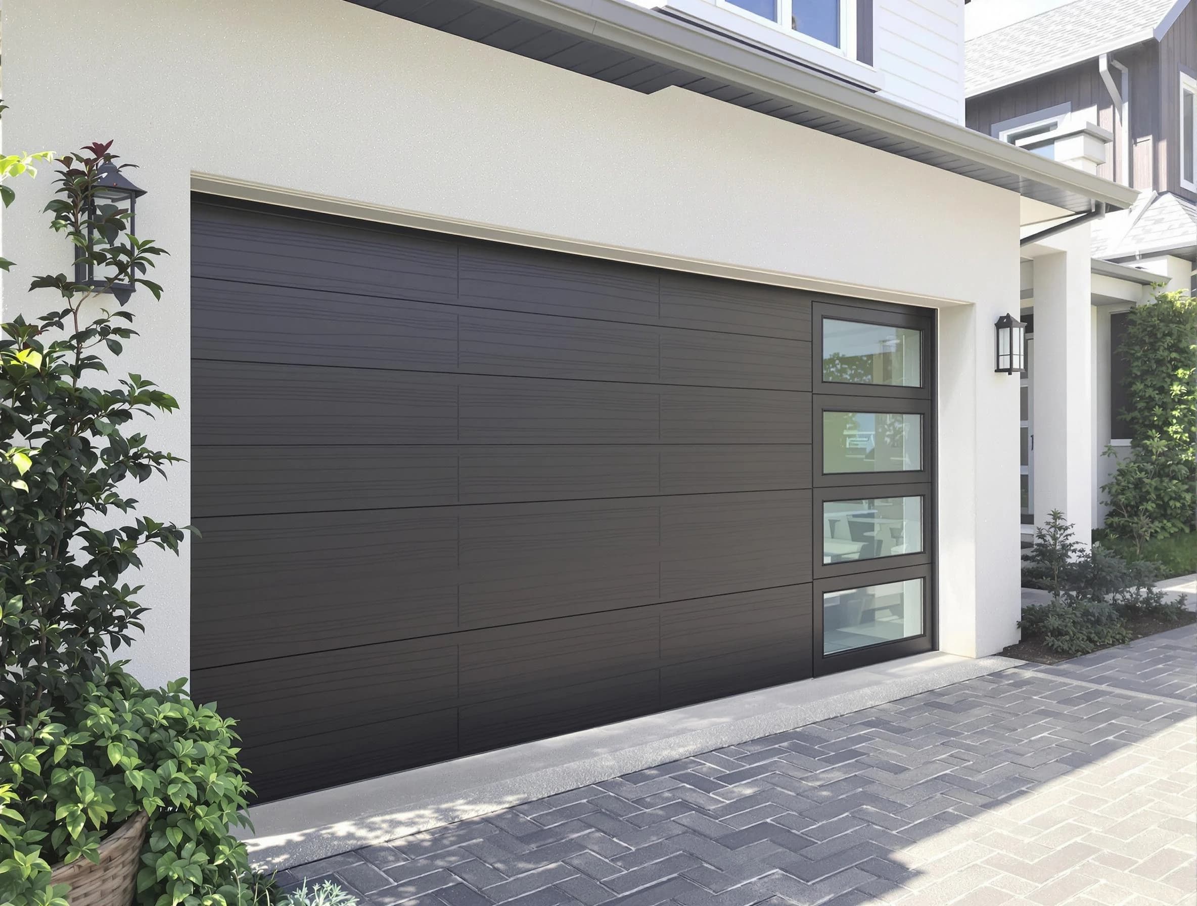 Custom garage door installation by East Providence Garage Door Repair in East Providence