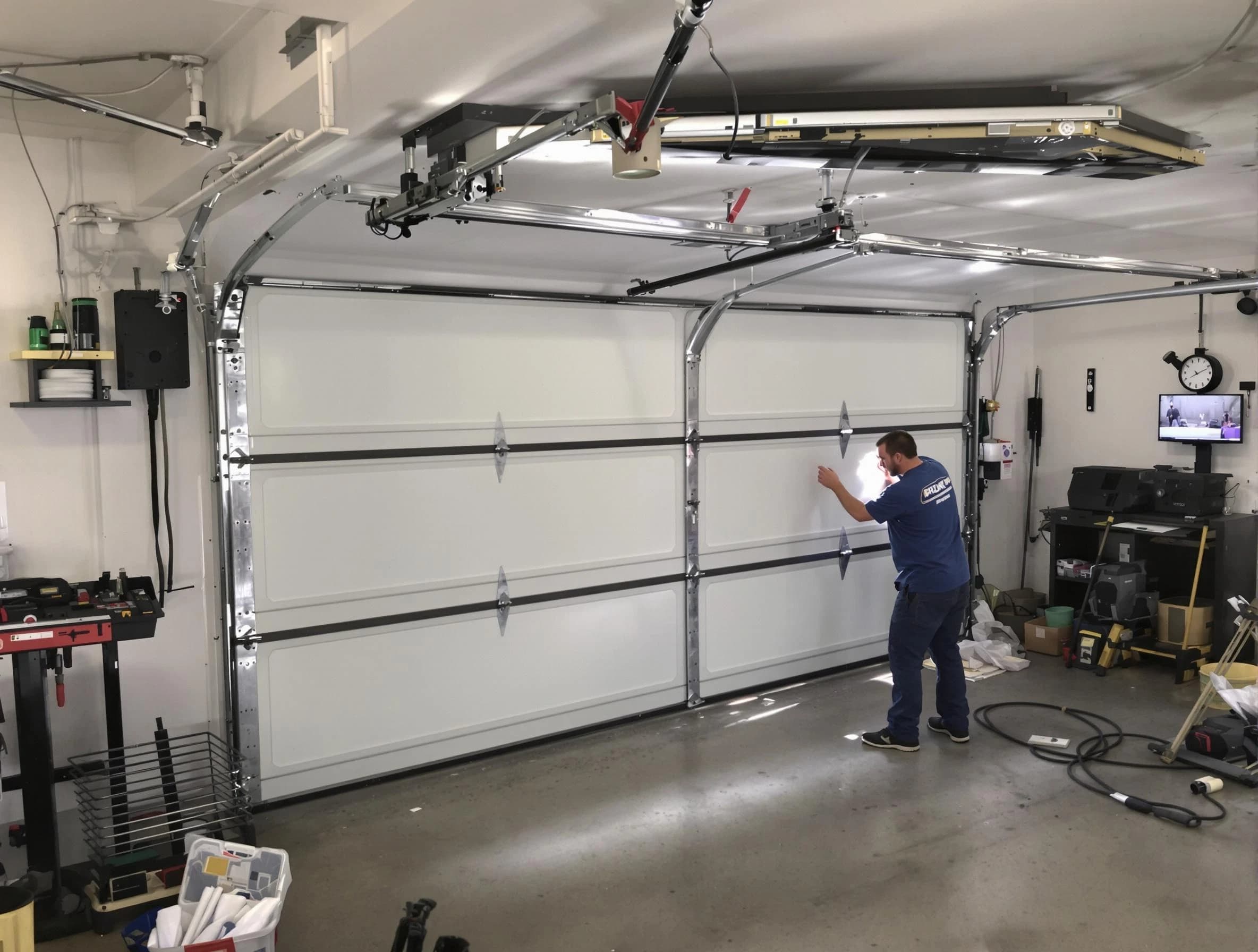 Professional garage door repair service by East Providence Garage Door Repair in East Providence