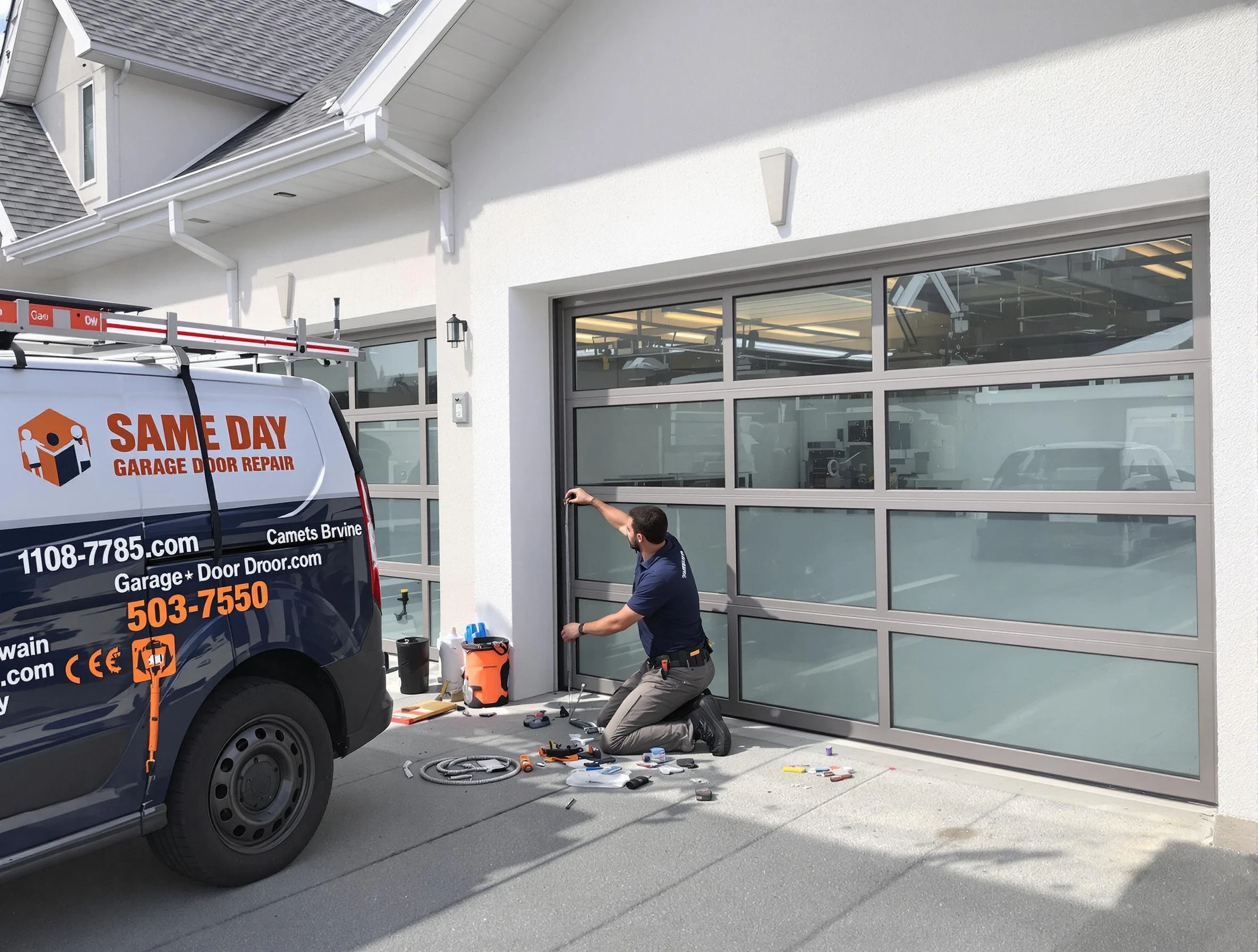 Same-day garage door repair service by East Providence Garage Door Repair in East Providence